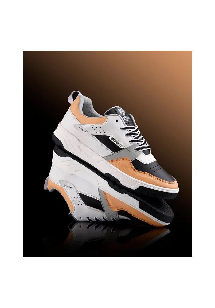 Bacca Bucci Black and White Urban Genesis 1.0 The Pinnacle of Street-Smart Elegance with Breathable Perforated Design Sneakers for Men | Best Price UAE